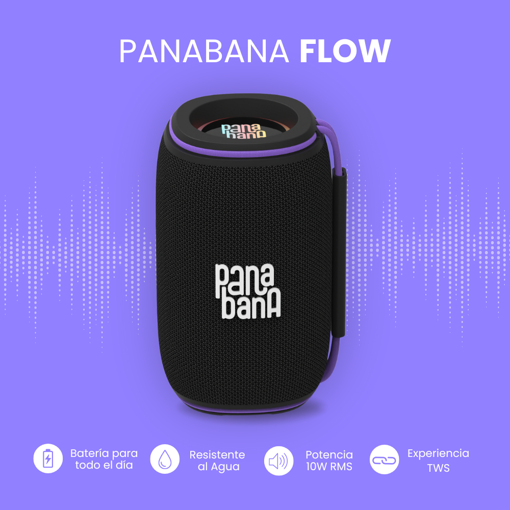 PARLANTE BLUETOOTH PANABANA FLOW 10W